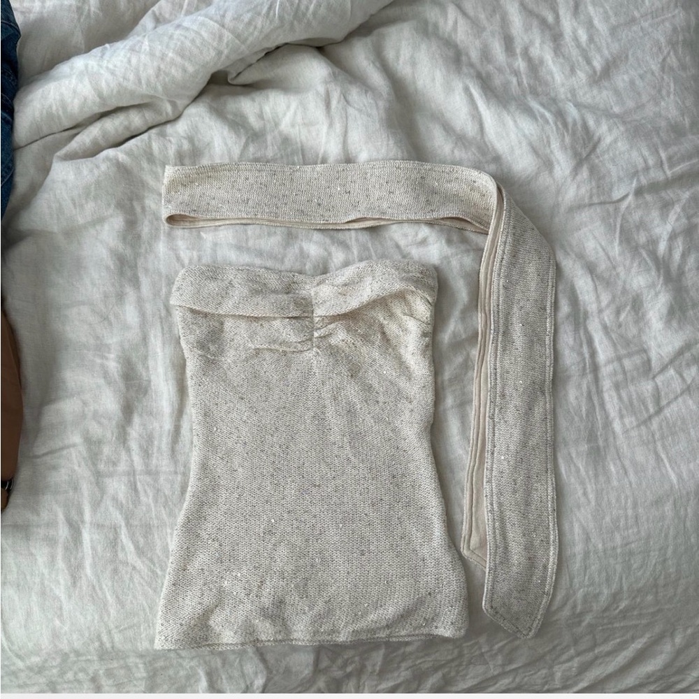 Elegant Cream Women's Top